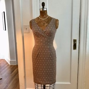 Kay Unger Polka-Dot Dress